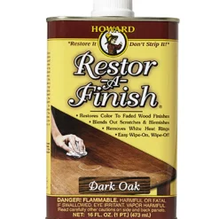 Howard Restor-A-Finish Semi-Transparent Dark Oak Oil-Based Wood Restorer 1 pt