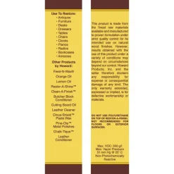 Howard Restor-A-Finish Semi-Transparent Dark Oak Oil-Based Wood Restorer 1 pt