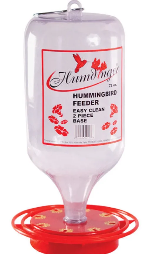 Humdinger Hummingbird 72 oz Plastic Bottle Nectar Bird Feeder 8 ports