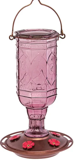 Hummingbird Feeder, Jewel Amethyst, 20-oz.