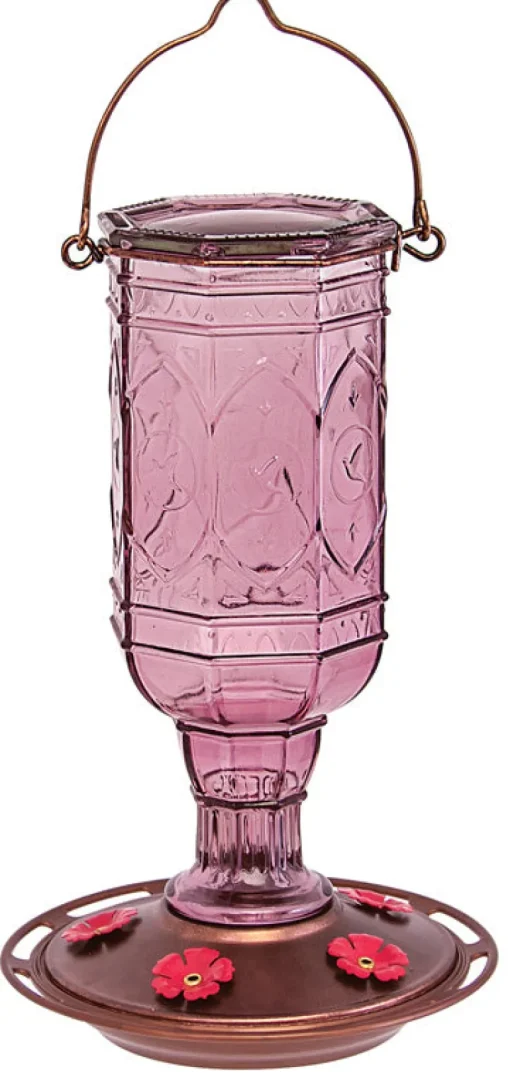 Hummingbird Feeder, Jewel Amethyst, 20-oz.