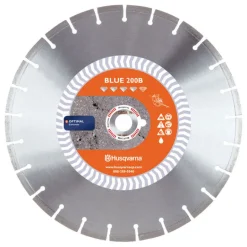 Husqvarna Banner Line 14 in. D X 1 in. Blue 200B Diamond Segmented Rim Saw Blade 1 pk