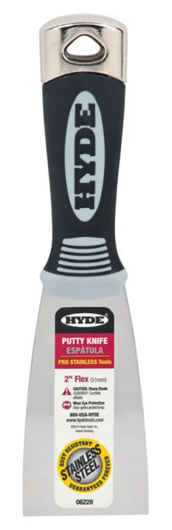 Hyde Pro 2 In. W Stainless Steel Flexible Putty Knife