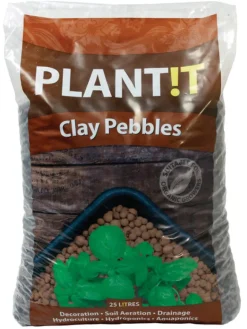 Hydrofarm Gmc25l 8mm To 16mm 25 Liters Clay Pebbles