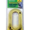 Hy-Ko 4 in. Brass Gold 0 Number Nail-On (Pack of 3)