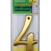 Hy-Ko 4 in. Brass Gold 8 Number Nail-On (Pack of 3)