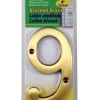 Hy-Ko 4 in. Brass Gold 9 Number Nail-On (Pack of 3)