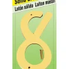 Hy-Ko 4 in. Brass Gold 8 Number Nail-On (Pack of 10)