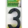Hy-Ko 4 in. Bronze Metal Number 3 1 pc. Nail-On (Pack of 3)