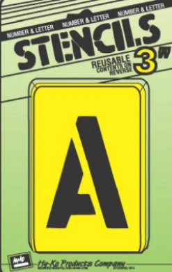 Hy-Ko 3 in. Card Stock Letters Stencil 6 each (Pack of 6)