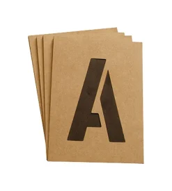 Hy-Ko 2 in. Card Stock Letters Stencil 6 each (Pack of 6)