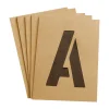 Hy-Ko 4 in. Card Stock Letters Stencil 6 each (Pack of 6)
