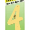Hy-Ko 4 in. Gold Brass Nail-On 4 1 pc. Number (Pack of 10)