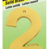 Hy-Ko 5 in. Gold Brass Screw-On Number 2 1 pc