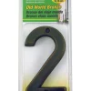 Hy-Ko 4 in. Metal Bronze 2 Number Nail-On (Pack of 3)