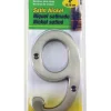 Hy-Ko 4 in. Nickel Nail-On Silver 9 Number 1 pc. (Pack of 3)
