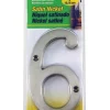 Hy-Ko 4 in. Nickel Silver 6 Number Nail-On (Pack of 3)