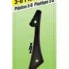 Hy-Ko 4 in. Plastic Black 1 Number Nail-On
