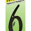 Hy-Ko 4 in. Plastic Black 6 Number Nail-On