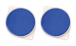 Hy-Ko 8.75 in. Round Blue Reflectors 2 pk (Pack of 12)