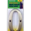 Hy-Ko 4 in. Silver Nail-On Number 0 1 pc. Nickel (Pack of 3)