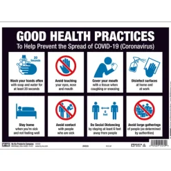 Hy-Ko English Black Informational Sign 10 in. H x 14 in. W