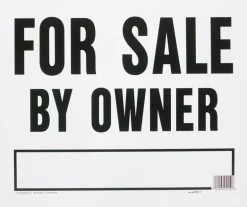Hy-Ko English For Sale by Owner Sign Plastic 23 in. H x 24 in. W