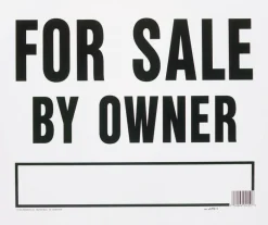 Hy-Ko English For Sale by Owner Sign Plastic 23 in. H x 24 in. W