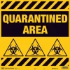 Hy-Ko English Yellow Informational Sign 11 in. H x 11 in. W