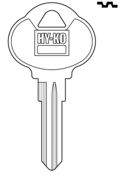 Hy-Ko Home Padlock Key Blank CLB1 Double sided For The Club (Pack of 10)