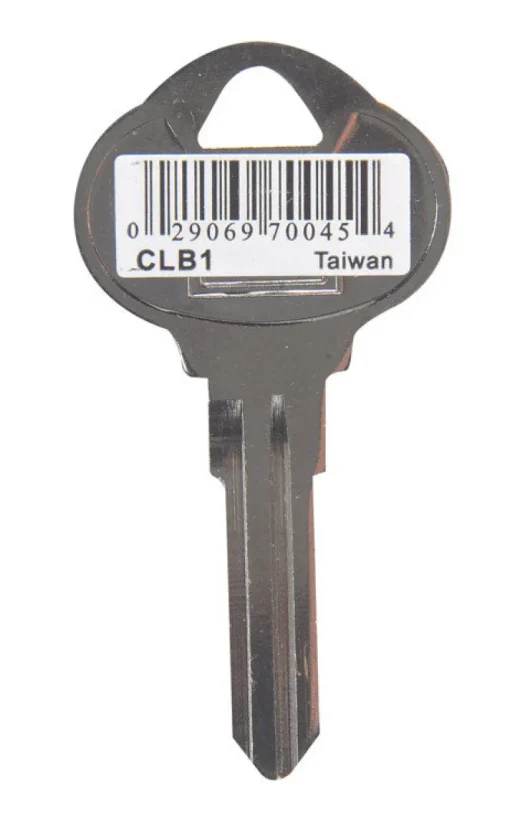 Hy-Ko Home Padlock Key Blank CLB1 Double sided For The Club (Pack of 10)