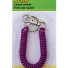 Hy-Ko Keychain Mini Coil Asst Colors Carded (Pack of 5)