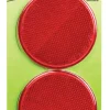 Hy-Ko Round Red Reflectors 2 pk (Pack of 12)