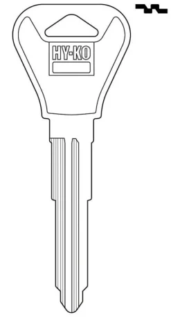 Hy-Ko Traditional Key Automotive Key Blank Double sided For Fits Most Ford Probe Locks (Pack of 10)