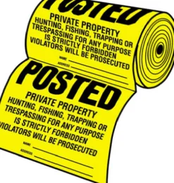 Hy-Ko Tyvek English Yellow Informational Sign 11 in. H X 11 in. W