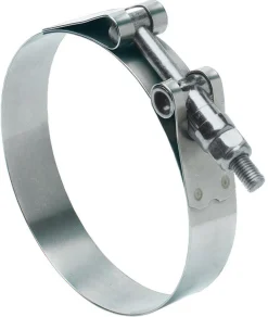Ideal Tridon 2-3/4 in to 3-1/16 in. SAE 275 Silver Hose Clamp Stainless Steel Band T-Bolt