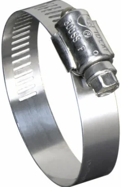 Ideal Tridon Hy Gear 3/4 in to 1-3/4 in. SAE 20 Silver Hose Clamp Stainless Steel Band