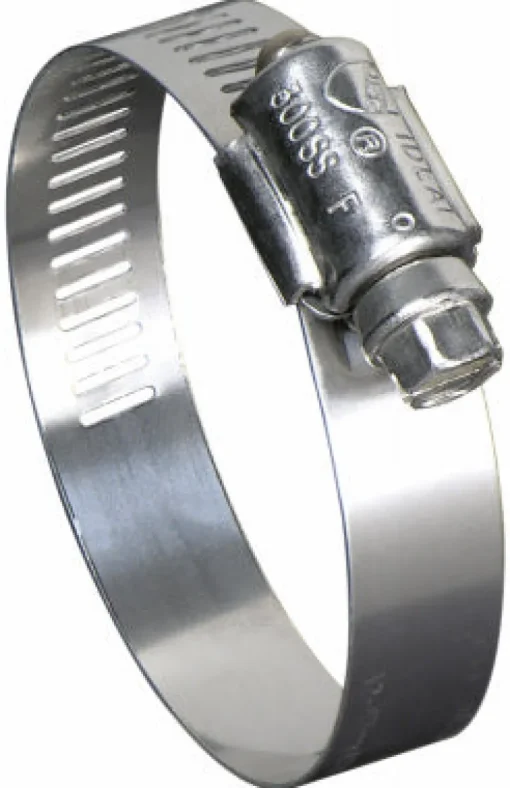 Ideal Tridon Hy Gear 3/4 in to 1-3/4 in. SAE 20 Silver Hose Clamp Stainless Steel Band