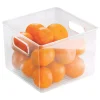 iDesign 0.13 cu ft Clear Storage Bin 6 in. H X 6 in. W X 6 in. D