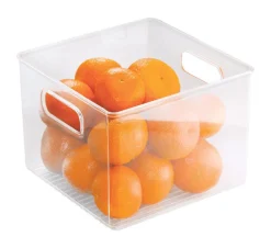 iDesign 0.13 cu ft Clear Storage Bin 6 in. H X 6 in. W X 6 in. D