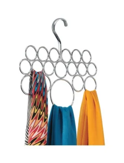 iDesign 11.5 in. H X 9.5 in. W X 5 in. L Steel Scarf Holder
