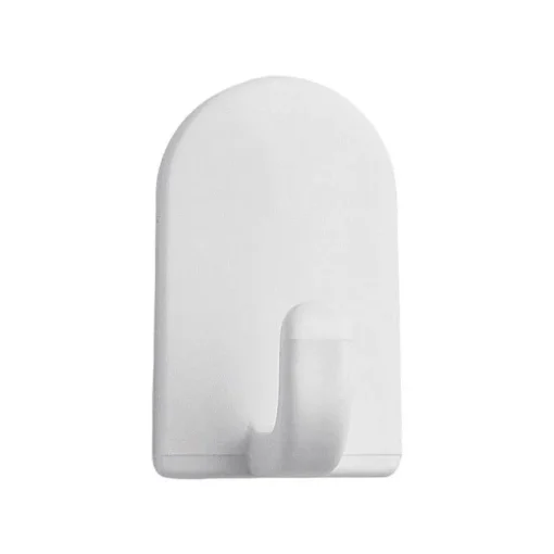 iDesign 1.5 in. L White ABS Mini Hook 6 pk