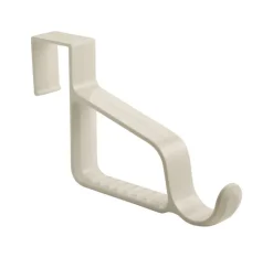 iDesign 1-3/4 in. L White Plastic Small/Medium Over the Door Valet Hanger 1 pk