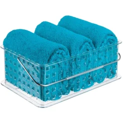 iDesign 8.8 in. L X 5.3 in. W X 6.9 in. H Clear Storage Basket