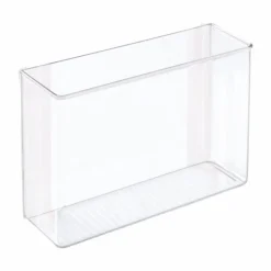 iDesign Affixx Linus 6-1/2 in. H X 3-1/2 in. W X 11 in. L Clear Cabinet Organizer