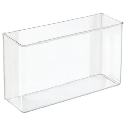 iDesign Affixx Linus 6-1/2 in. H X 3-1/2 in. W X 11 in. L Clear Cabinet Organizer