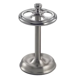 iDesign Chrome Silver Metal Toothbrush Holder