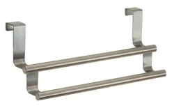 iDesign Chrome Silver Towel Bar 9-1/4 in. L Stainless Steel