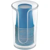 iDesign Clarity Clear Plastic Cup Dispenser