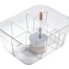 iDesign Clear Cosmetic Organizer 3-5/8 in. H X 10-13/32 in. W X 7.1 in. D